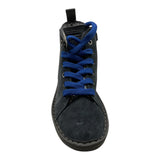 PANCHIC polacchine tinta unita con lacci in contrasto Grigio/blu per Bambino P01K007 GRIGIO/BLU PANCHIC 