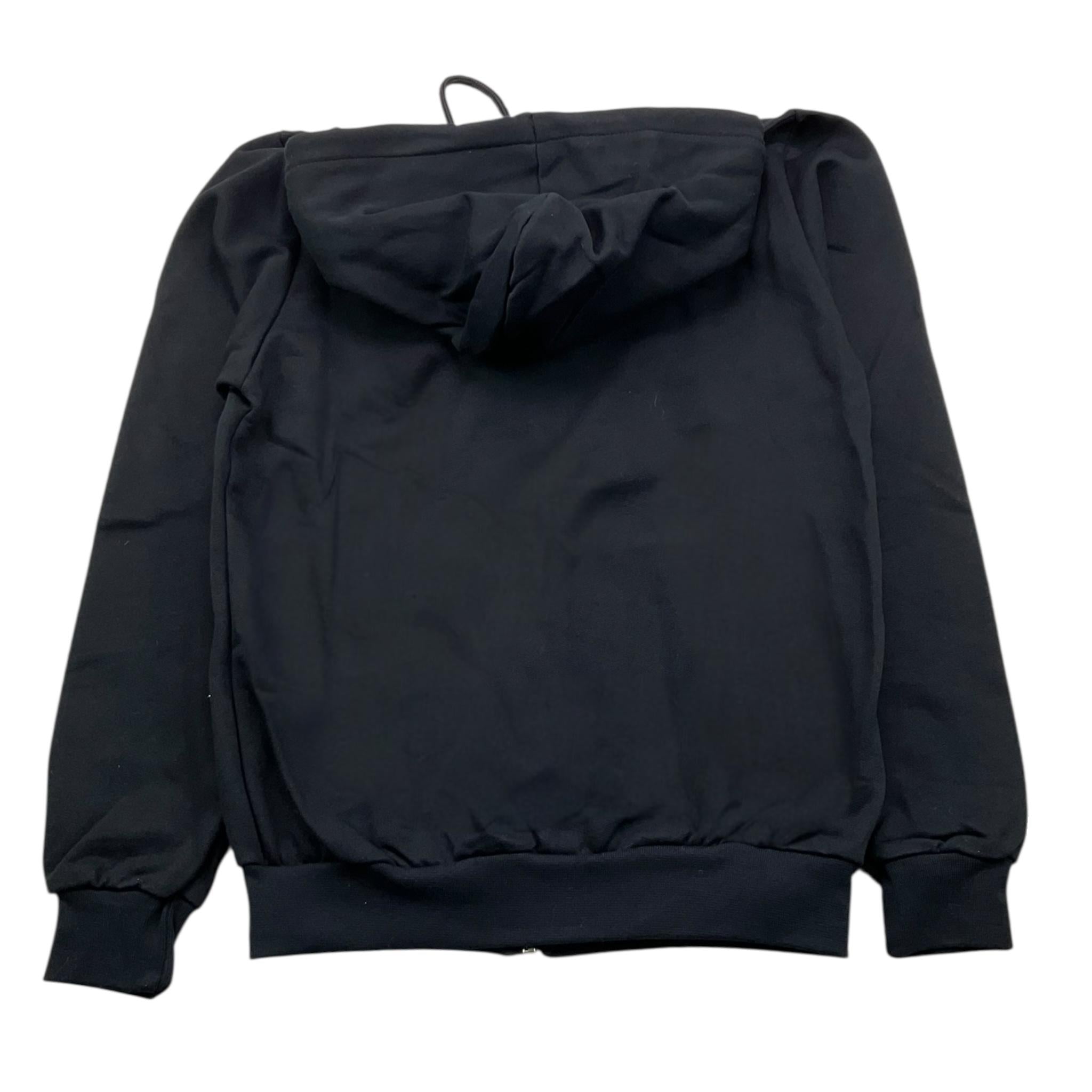 DROPSEASON2 felpa con zip e cappuccio tinta unita Nero per Bambino FW242K36 NERO DROPSEASON2 