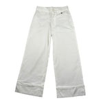 Dixie Pantalone tinta unita Modello Palazzo Bianco per Bambina PHM3132G50 BIANCO DIXIE 