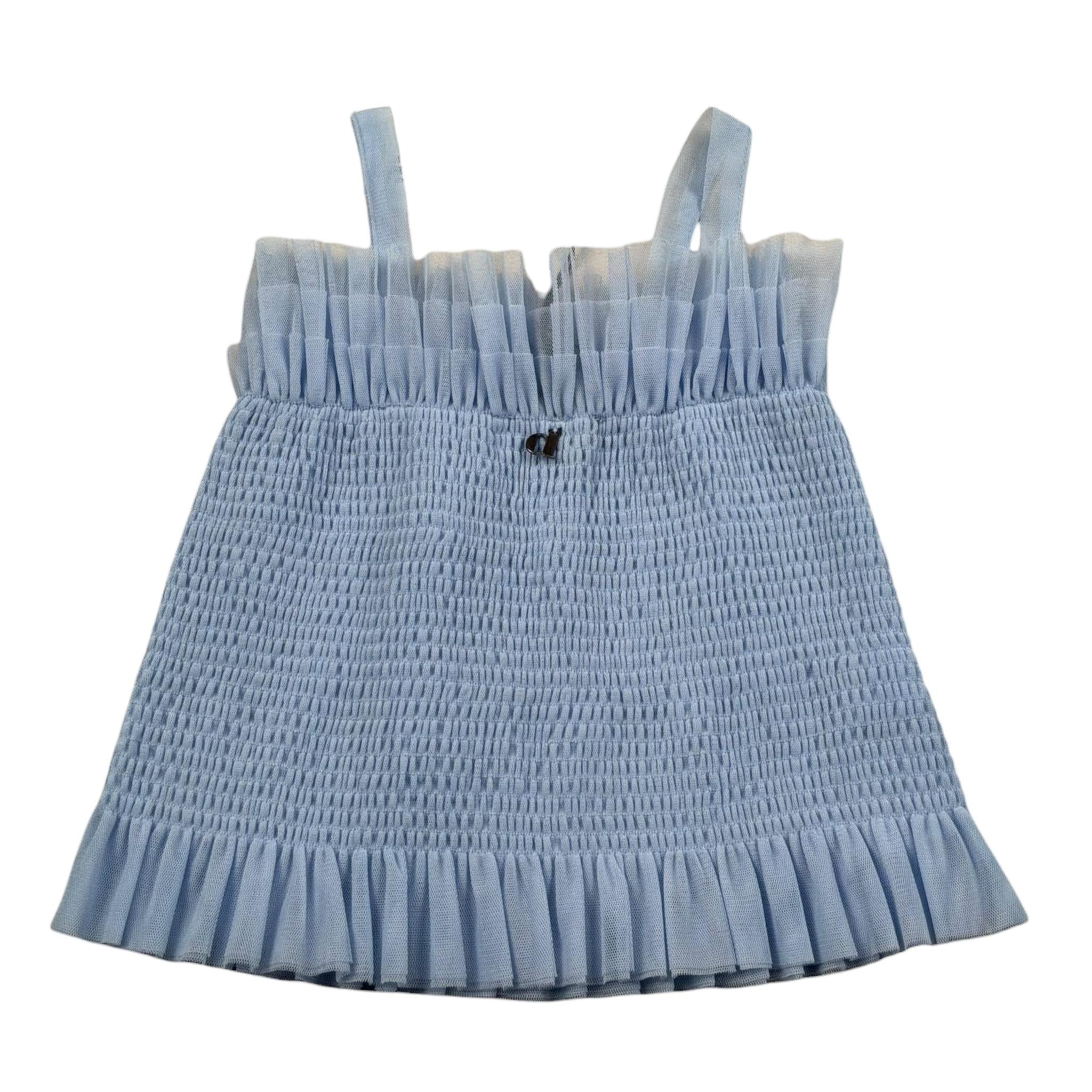 Dixie Top Tinta Unita per Bambina CC45290G74 AZZURRO DIXIE 