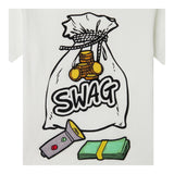 Stella Mccartney T-Shirt Girocollo Tinta Unita con Stampa E Applicazioni per Bambino TW8Q71 BIANCO STELLA McCARTNEY 