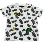 John Richmond T-Shirt Girocollo Tinta Unita con Stampe per Neonato RIP26114TS BIANCO JOHN RICHMOND 