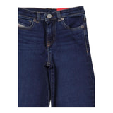 Diesel Jeans Tinta Unita Modello A Zampa per Bambina J00816 BLU DIESEL 