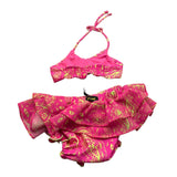 F**K Costume 2 Pezzi Tinta Unita Fascia-Slip per Neonata FJ25B1A17UBX64 FUXIA F**K 