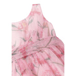 Abel & Lula Abito Mezza Manica tinta unita con Tulle Rosa per Bambina 5044 ROSA ABEL & LULA 