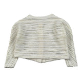 Lalalu' Cardigan In Maglia Traforato per Bambina MGL70MB PANNA LALALU' 