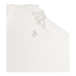 MONNALISA shirt tinta unita con rouches Panna per Neonata 31D623 PANNA MONNALISA 
