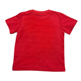 Cesare Paciotti T-Shirt Girocollo Tinta Unita Con Stampa Rosso Per Neonato