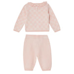 LIU JO completo 2 pezzi maglia-pantalone tinta unita Rosa per Neonata HF4009 ROSA LIU JO 