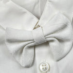 Isabel & Martinez Set Camicia-Papillion Tinta Unita per Neonato IM24B91 BIANCO ISABEL & MARTINEZ 