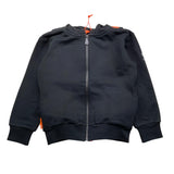 SUNS  felpa tinta unita con zip e cappuccio Nero per Bambino MFS5306U NERO SUNS 