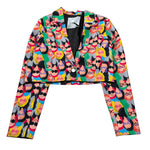 Gaelle Giacca Modello Crop Stampa Fantasia Multicolor per Bambina JY00037 MULTICOLOR GAELLE 