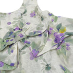 Abel & Lula Abito Tinta Unita con Fantasia per Neonata 5018 VERDE ABEL & LULA 