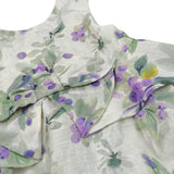 Abel & Lula Abito Tinta Unita con Fantasia per Neonata 5018 VERDE ABEL & LULA 