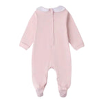 Minibanda Tutina Manca Lunga Tinta Unita con Cuore per Neonata 3B773 ROSA MINIBANDA 