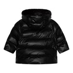 MOSCHINO giubbino tinta unita con cappuccio Nero per Neonata MDS02EX NERO MOSCHINO 