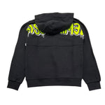 DISCLAIMER felpa con cappuccio tinta unita e stampa Nero per Bambino 23EDK53822 NERO DISCLAIMER 