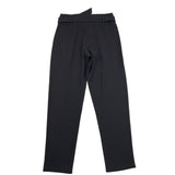 Alice Pi Einfarbige Hose mit schwarzem Gürtel für Mädchen