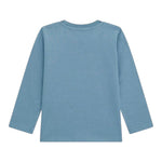 Guess Shirt Girocollo Tinta Unita con Stampa per Bambino N5RI26K8HM4 PETROLIO GUESS 