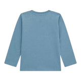 Guess Shirt Girocollo Tinta Unita con Stampa per Bambino N5RI26K8HM4 PETROLIO GUESS 