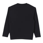 Emporio Armani Shirt Girocollo Tinta Unita con Logo per Bambino 6D4TJC BLU EMPORIO ARMANI 