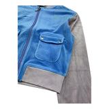 Juicy Couture Felpa Bicolore con Zip per Bambina JBX6603 GRIGIO/AZZURRO JUICY COUTURE 