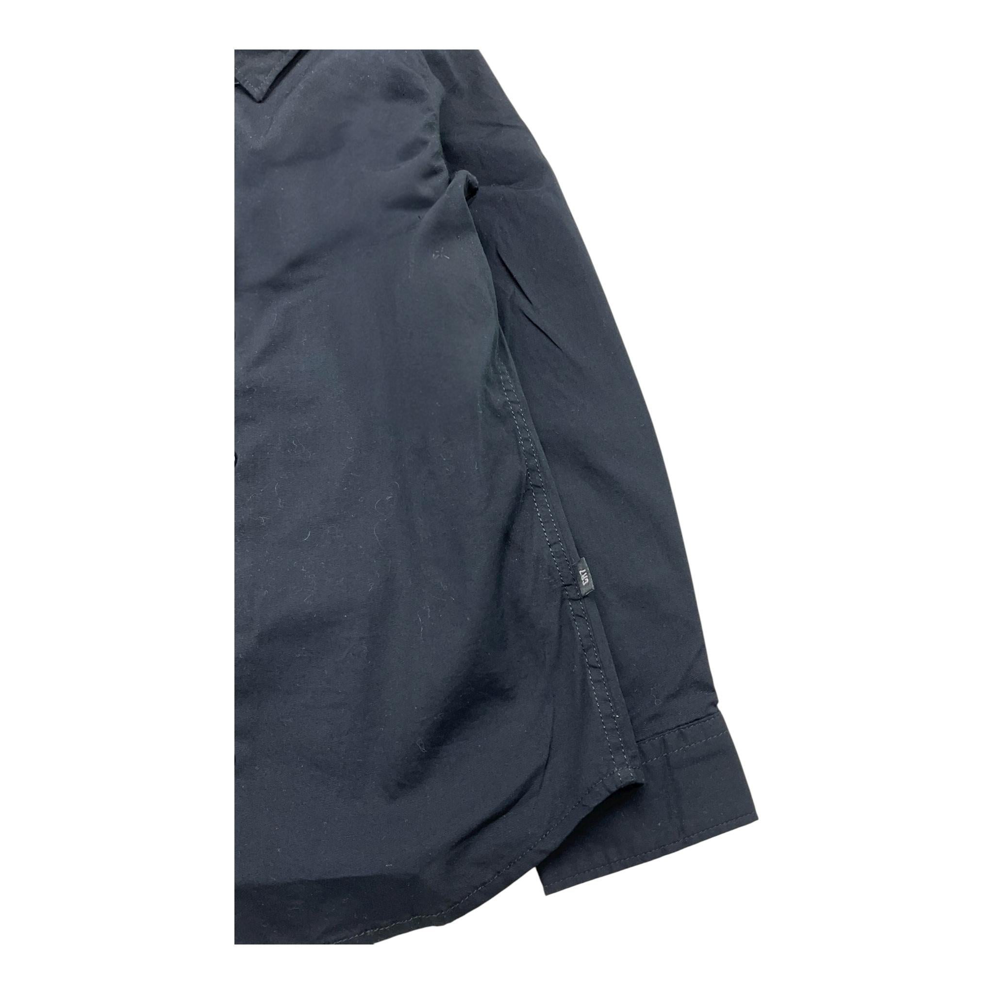 Cr7 Camicia Manica Lunga Tinta Unita per Bambino FW19 NERO CR7 