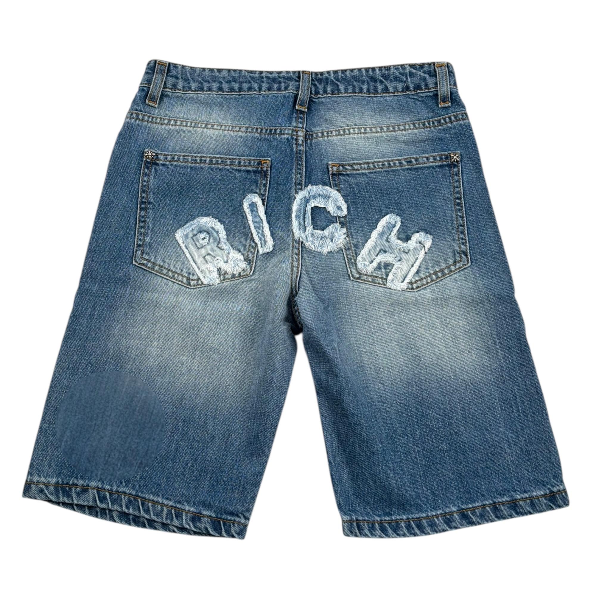 John Richmond Bermuda Tinta Unita con Girovita Regolabile per Bambino RBP25190BE BLU JOHN RICHMOND 