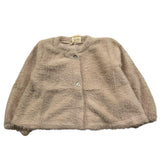 CAFFE' D'ORZO cardigan tinta unita Beige per Neonata ZV9000 BEIGE CAFFE' D'ORZO 