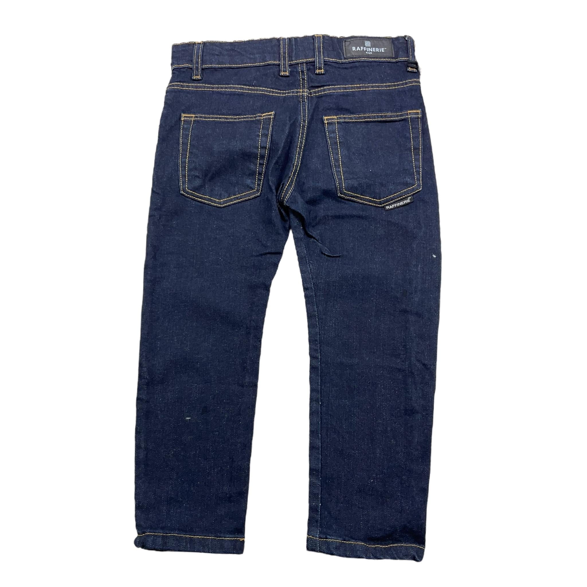 RAFFINERIE jeans tinta unita con girovita regolabile Blu per Bambino FAC03 BLU RAFFINERIE 