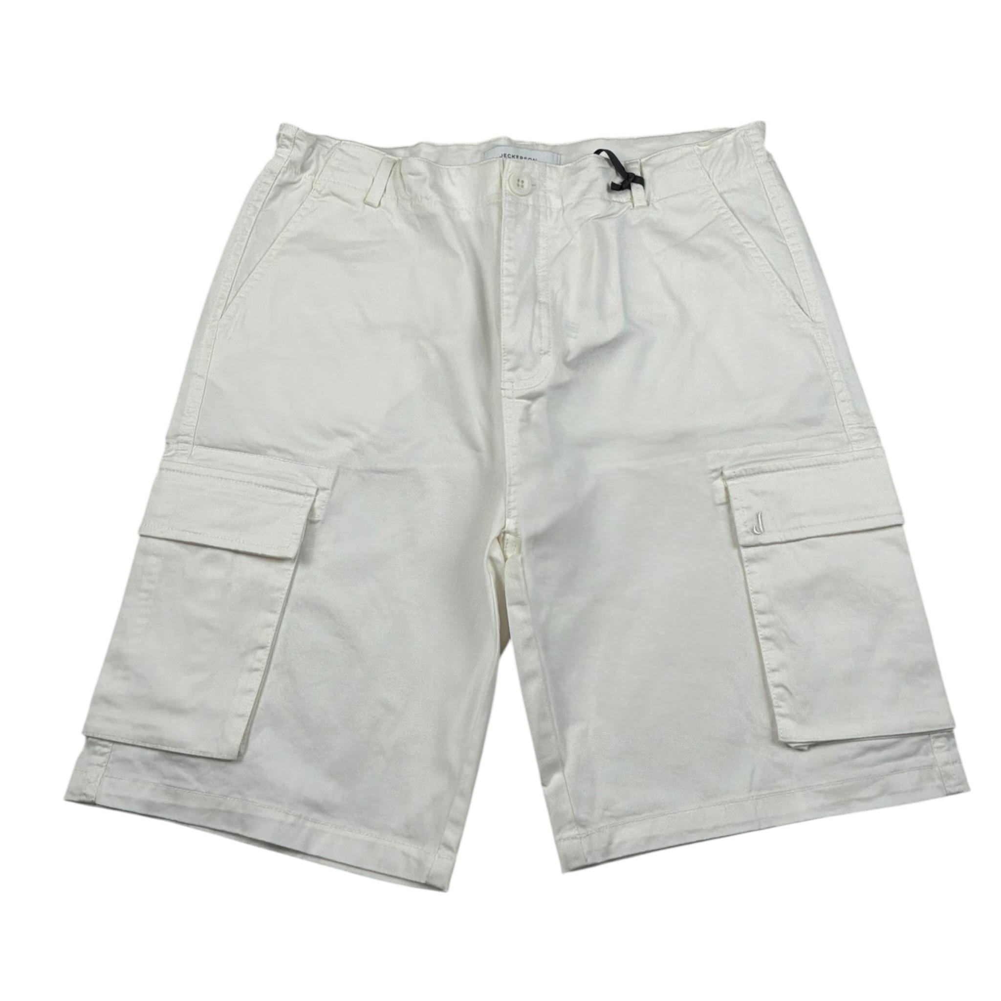 Jeckerson Bermuda Tinta Unita con Girovita Regolabile per Bambino J3874 BIANCO JECKERSON 