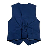 Manuel & Frank Gilet Tinta Unita per Bambino MF5011B BLU MANUEL & FRANK 