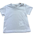 Le Bebe' T-Shirt Girocollo Tinta Unita per Neonato LBB5371 BIANCO LE BEBE' 