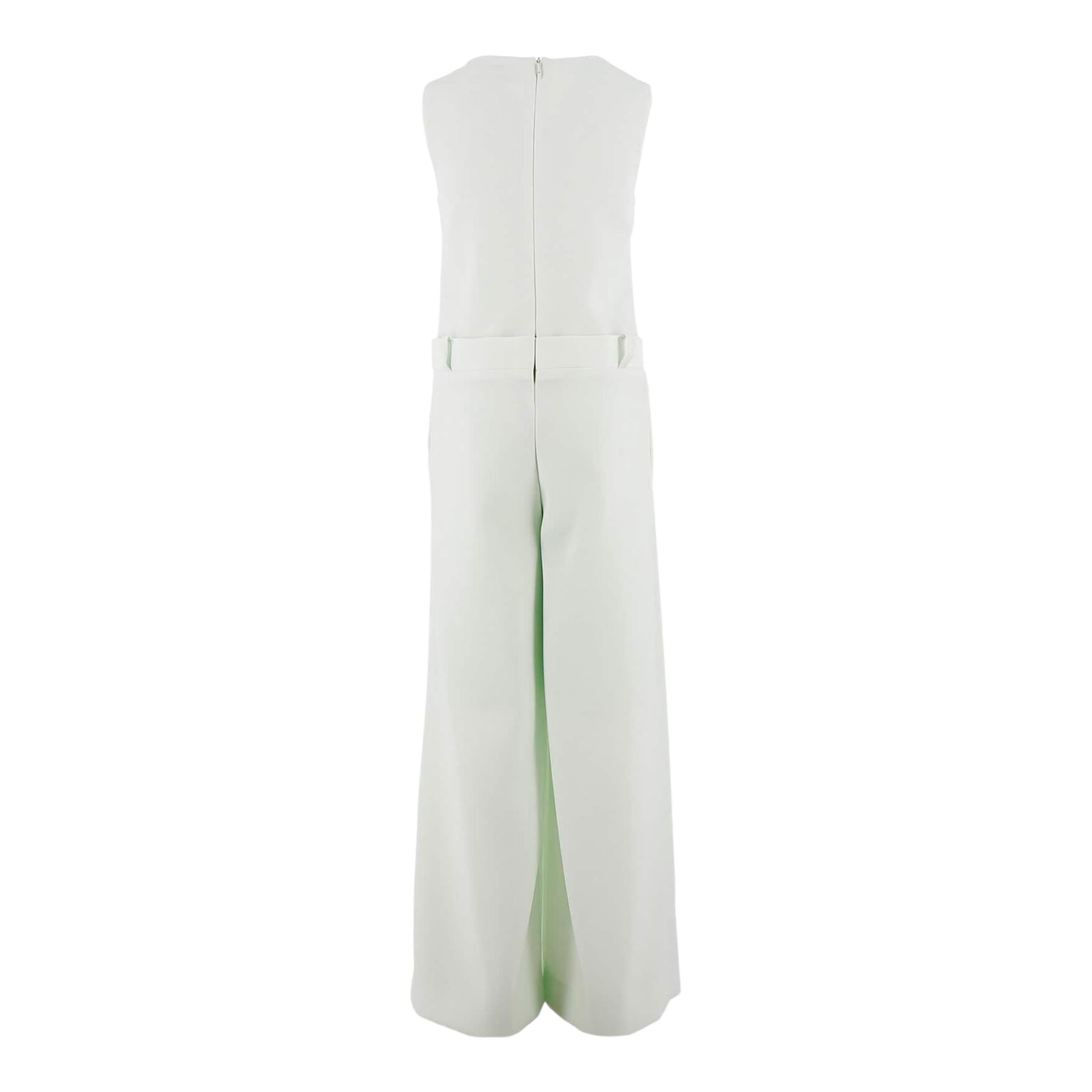 Elisabetta Franchi Tuta Intera Giromanica Tinta Unita per Bambina EFTA106 VERDE ACQUA ELISABETTA FRANCHI 