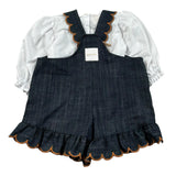 Coco' Et Mama' Completo 2 Pezzi Camicia-Salopette per Neonata EELTTRABABY BLU COCO' ET MAMA' 