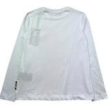 Just Cavalli Shirt Girocollo Tinta Unita con Stampa per Bambino JGP26006TS BIANCO JUST CAVALLI 
