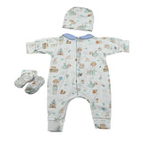 Diesel Set Tutina-Cappello-Babucce per Neonato TUTUT BIANCO DIESEL 