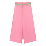 Billieblush Pantalone A Palazzo Tinta Unita Con Girovita Regolabile Rosa Fluo Per Bambina