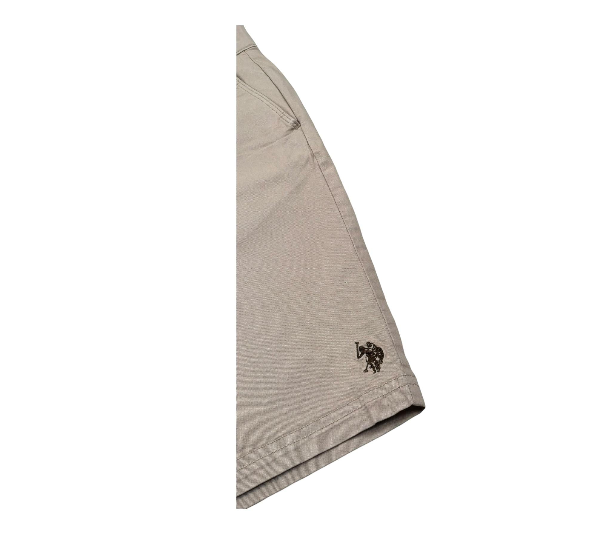 U.S. Polo Assn Bermuda Tinta Unita con Tasche America per Bambino US41557001 BEIGE U.S. POLO ASSN 