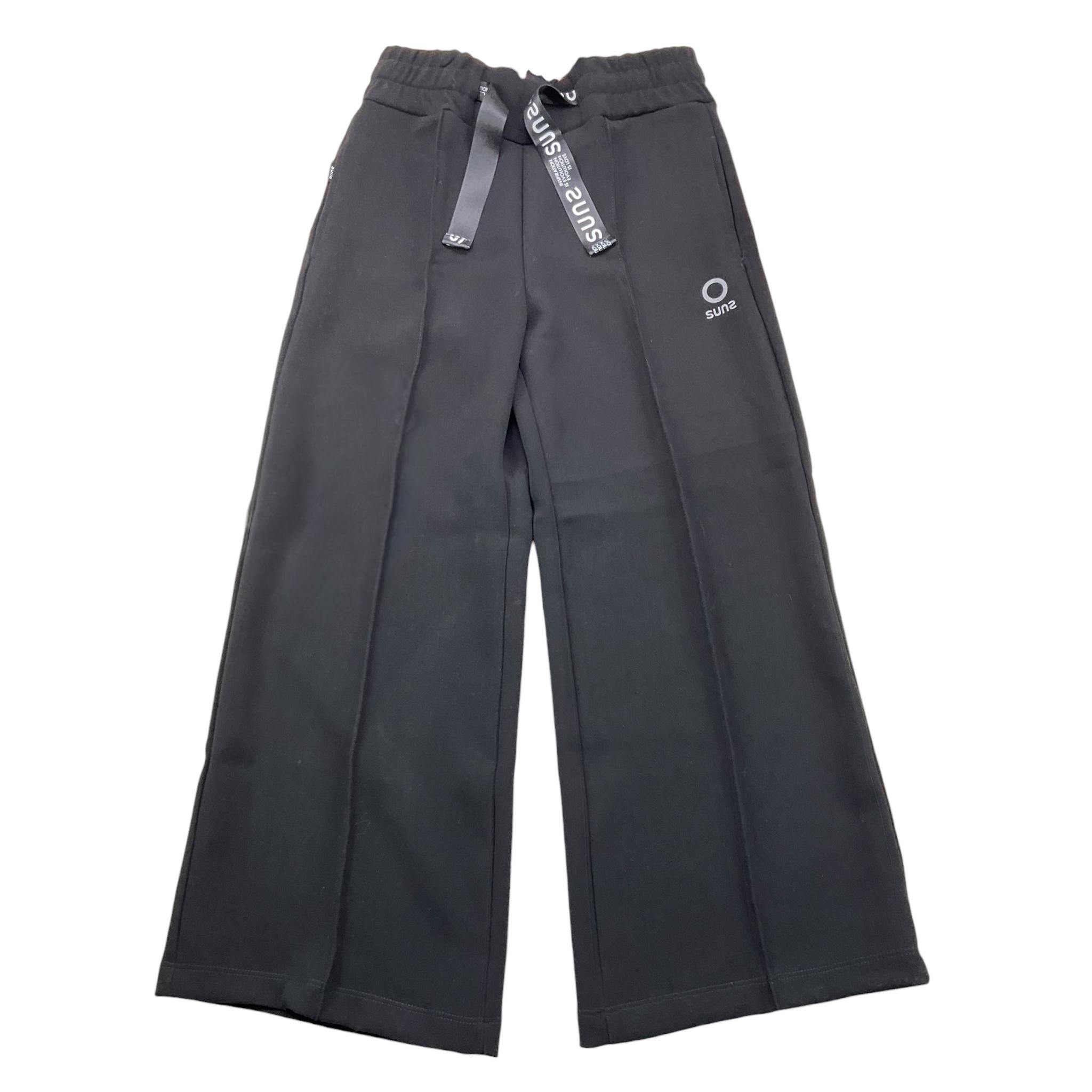SUNS  pantalone tinta unita con elastico in vita Nero per Bambina PFS5351D NERO SUNS 