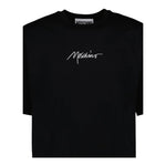 Moschino T-Shirt Tinta Unita con Stampa per Bambina HUM058X NERO MOSCHINO 