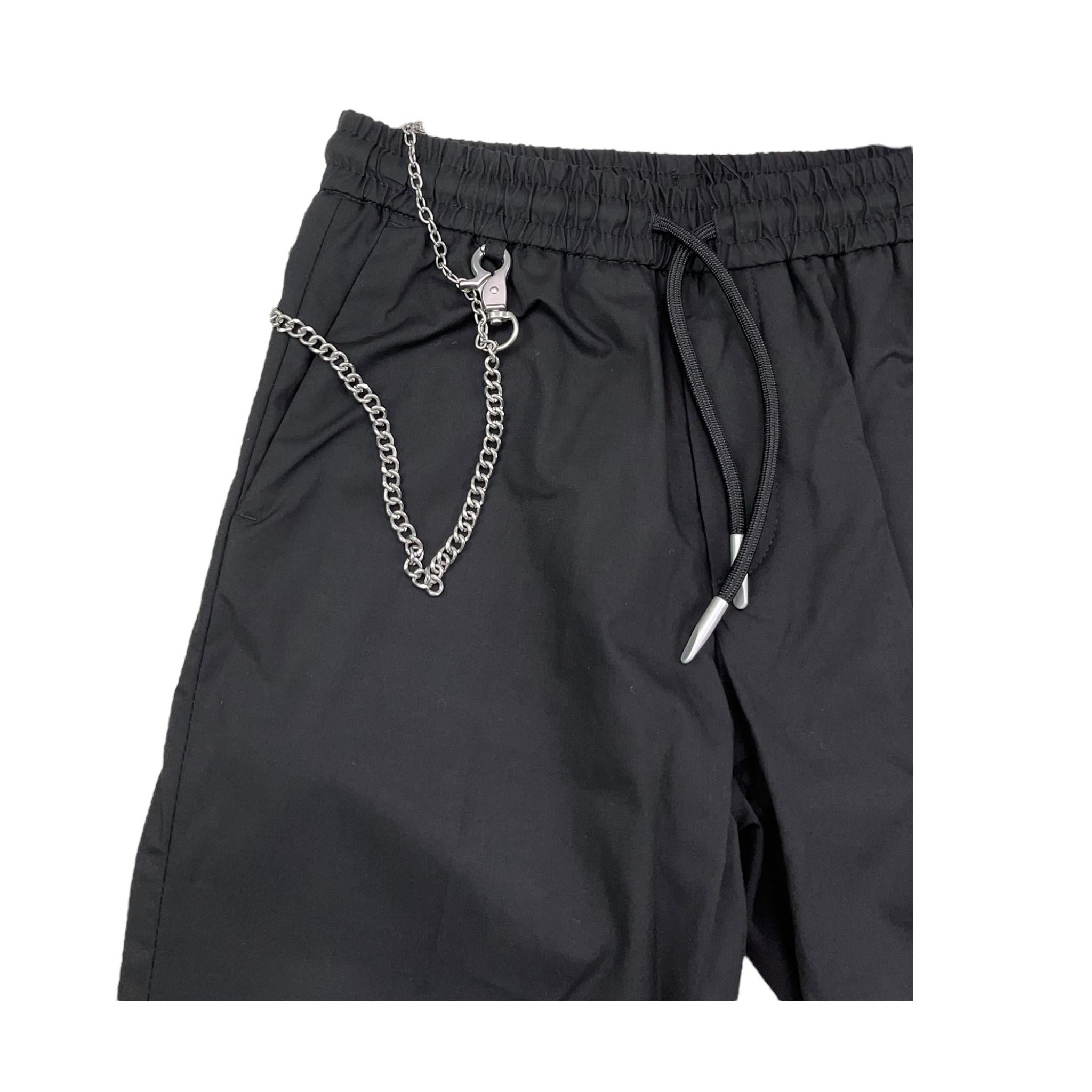 Antony Morato Pantalone Tinta Unita con Elastico In Vita per Bambino MKTR00240 NERO ANTONY MORATO 