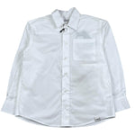 Paolo Pecora Camicia Manica Lunga Tinta Unita per Bambino PP4344 BIANCO PAOLO PECORA 