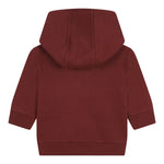 TIMBERLAND felpa chiusa con cappuccio tinta unita con logo Bordeaux per Bambino T60260 BORDEAUX TIMBERLAND 