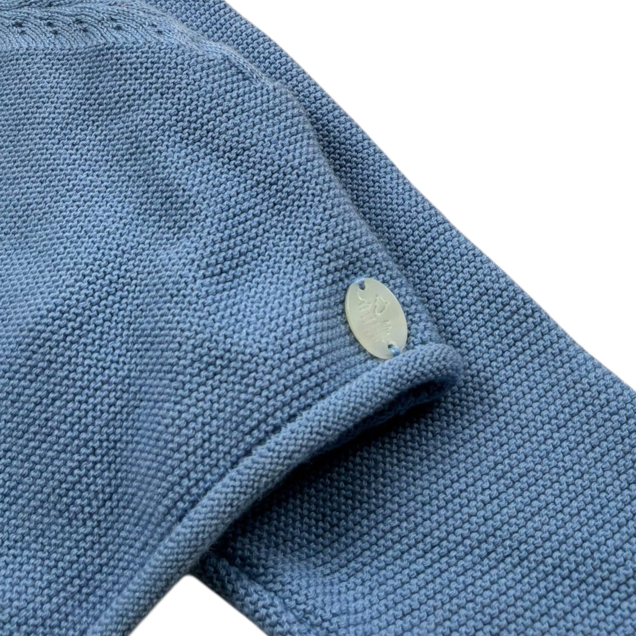 Le Coconne Coprispalle Tinta Unita per Neonata LCN2117 BLU LE COCONNE 