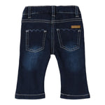 MINI BANDA jeans modello a zampa tinta unita Blu per Neonata A721 BLU MINI BANDA 