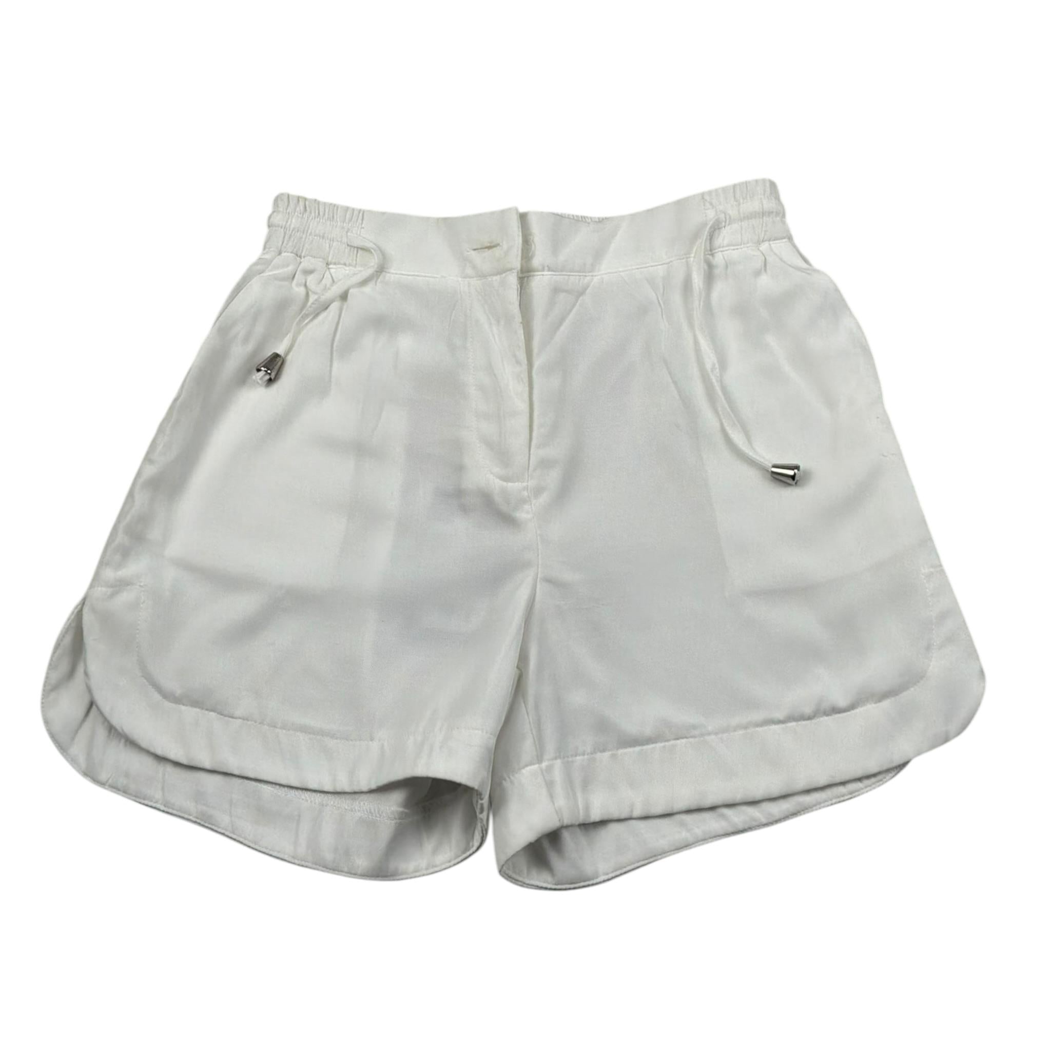 Manila Grace Short Tinta Unita con Elastico In Vita per Bambina MG2657 BIANCO MANILA GRACE 
