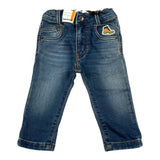 Timberland Jeans tinta unita con Logo Blu per Neonato T04A22 BLU TIMBERLAND 