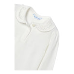 MAYORAL shirt tinta unita con colletto Bianco per Bambina 13133C BIANCO MAYORAL 