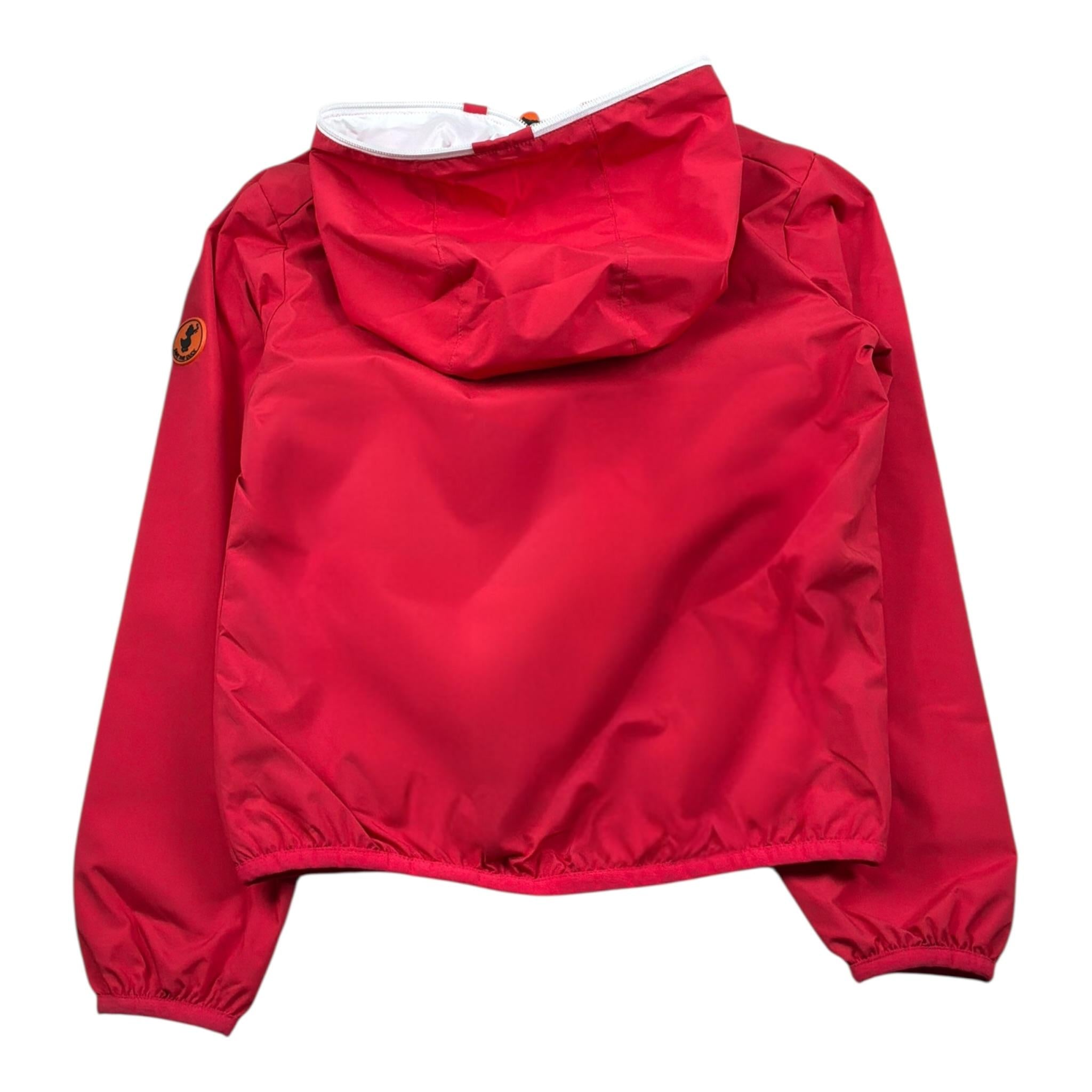 Save The Duck Giubbino Tina Unita con Zip E Cappuccio Rosso per Bambino J3732U ROSSO SAVE THE DUCK 